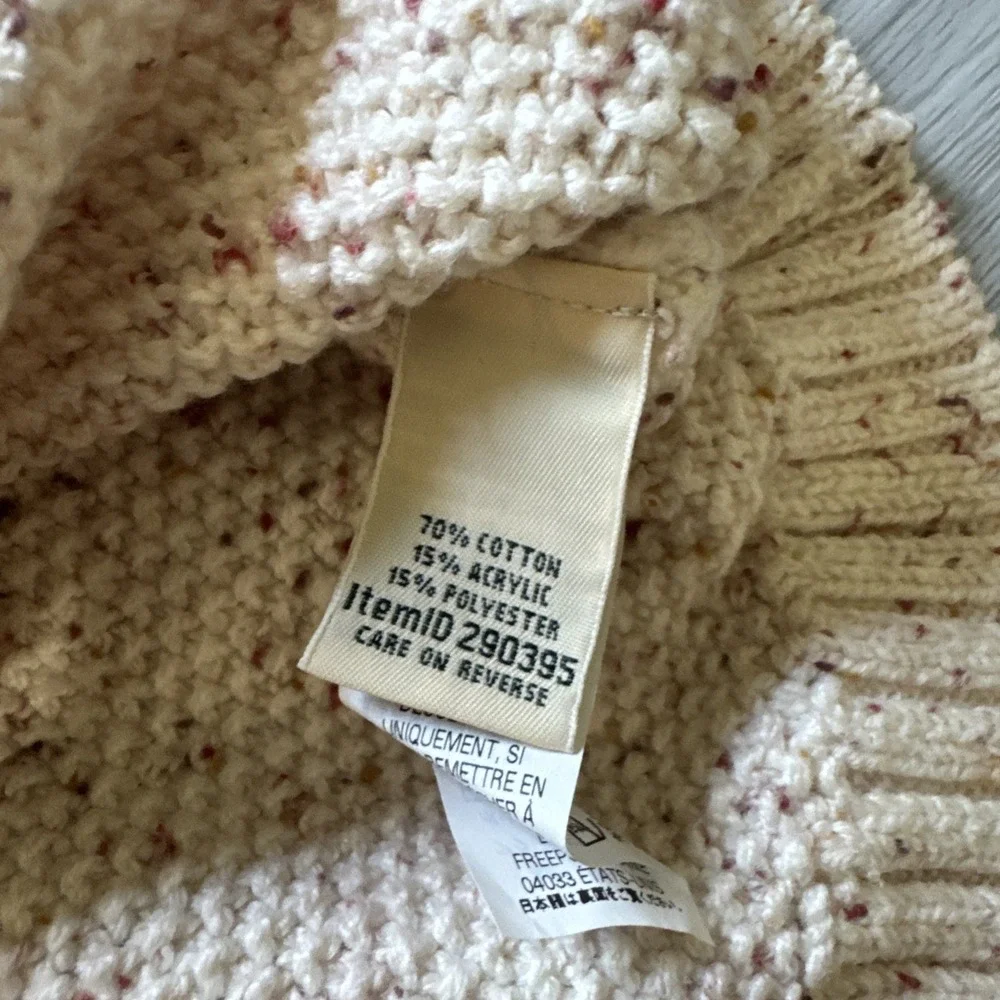 LL Bean Women's Cable Knit Sweater Size XS - Picture 5 of 6